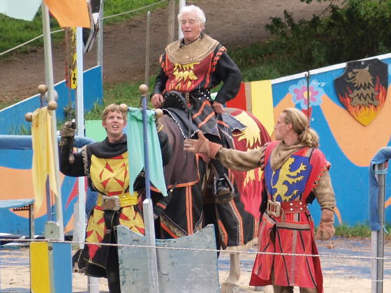 Knights ready for a joust